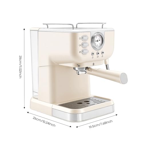 KLOOLIVE espressomachine 20 bar 1,5 liter — detail 1