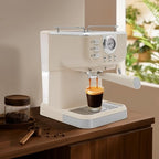 SAUADY compacte espressomachine wit — detail 3