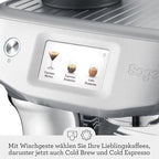 Sage The Barista Touch Impress SES882 espressomachine met bonen — detail 6
