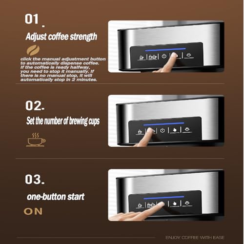 Espressomachine XC-QPUQ2B met aanraakscherm — detail 2