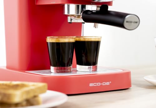 ECO-DE Delice Rosso ECO-419 piston koffiemachine — detail 4