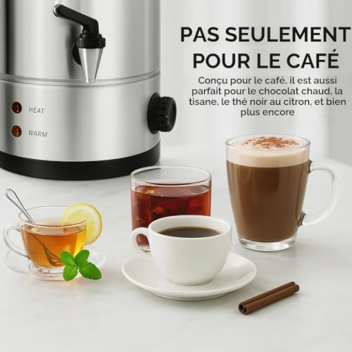 Bostar elektrische koffiepercolator 8 liter — detail 4