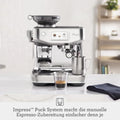 Sage The Barista Touch Impress SES882 espressomachine met bonen — detail 1