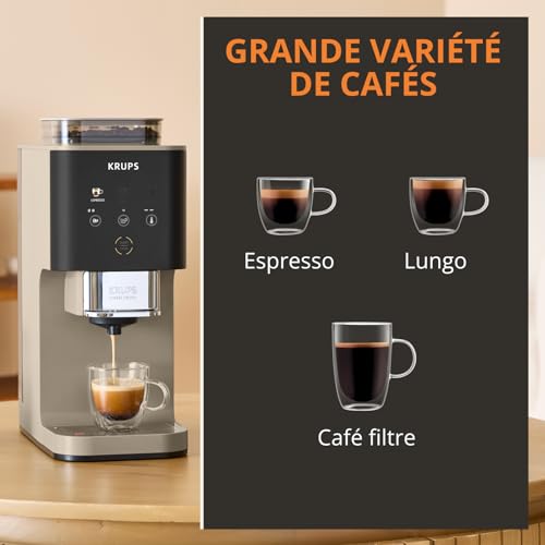 Krups Coffee Crush SA402AE0 espressomachine met bonen — detail 2