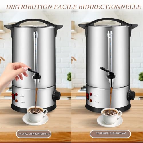 Bostar elektrische koffiepercolator 8 liter — detail 6