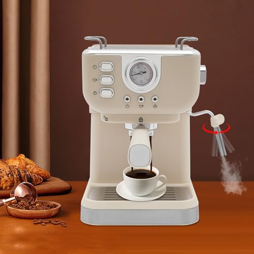 SAUADY compacte espressomachine wit — detail 5
