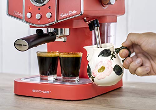 ECO-DE Delice Rosso ECO-419 piston koffiemachine — detail 2