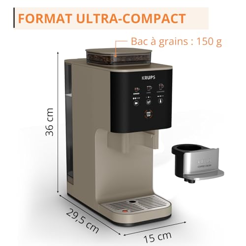 Krups Coffee Crush SA402AE0 espressomachine met bonen — detail 5