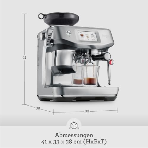 Sage The Barista Touch Impress SES882 espressomachine met bonen — detail 5