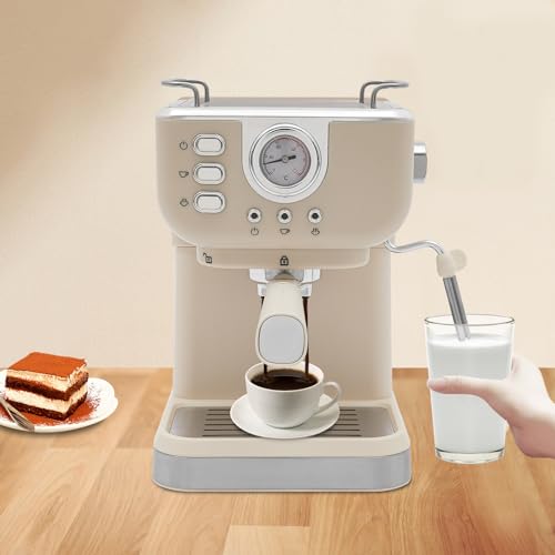 SAUADY compacte espressomachine wit — detail 4