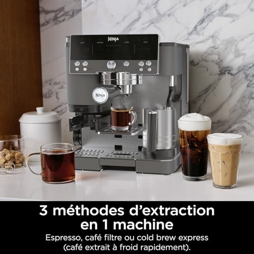 Ninja Luxe Premier ES601EUGM espressomachine met bonen — detail 6