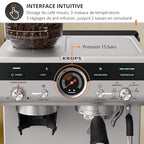 Krups XP801T10 espressomachine met bonen — detail 5