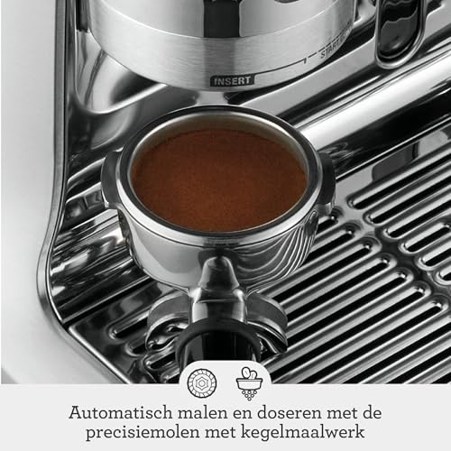 Sage The Barista Pro SES878 espressomachine met bonen — detail 2