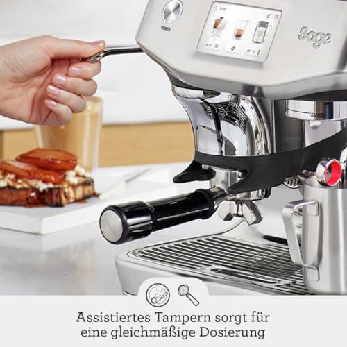 Sage The Barista Touch Impress SES882 espressomachine met bonen — detail 3
