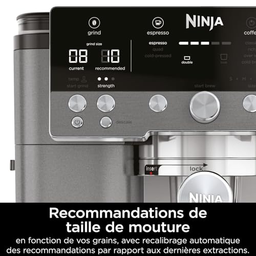 Ninja Luxe Premier ES601EUGM espressomachine met bonen — detail 4