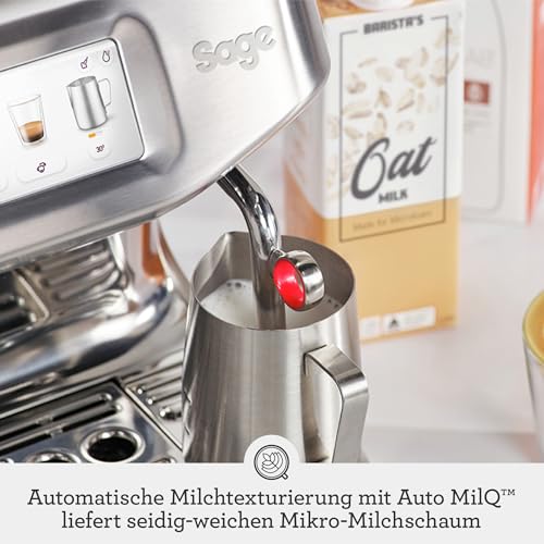 Sage The Barista Touch Impress SES882 espressomachine met bonen — detail 4