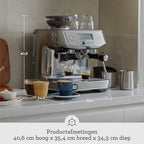Sage The Barista Pro SES878 espressomachine met bonen — detail 5