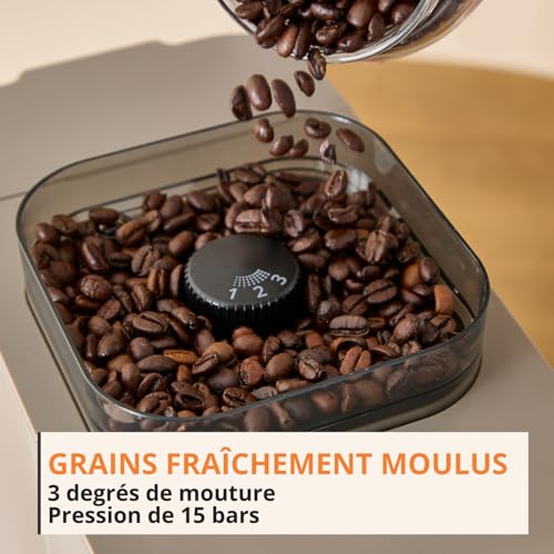Krups Coffee Crush SA402AE0 espressomachine met bonen — detail 3