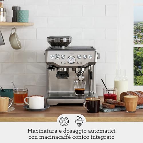 Sage The Barista Express SES875 espressomachine met bonen — detail 1