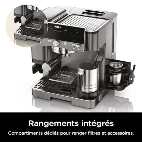 Ninja Luxe Premier ES601EUGM espressomachine met bonen — detail 2