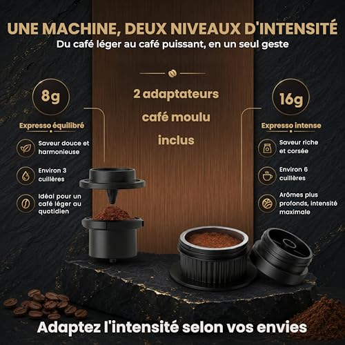 ALNOTEC KF-JN-03 met tas en houder draagbare elektrische koffiemachine — detail 2