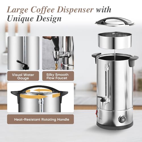 Bostar elektrische koffiepercolator 8 liter — detail 5