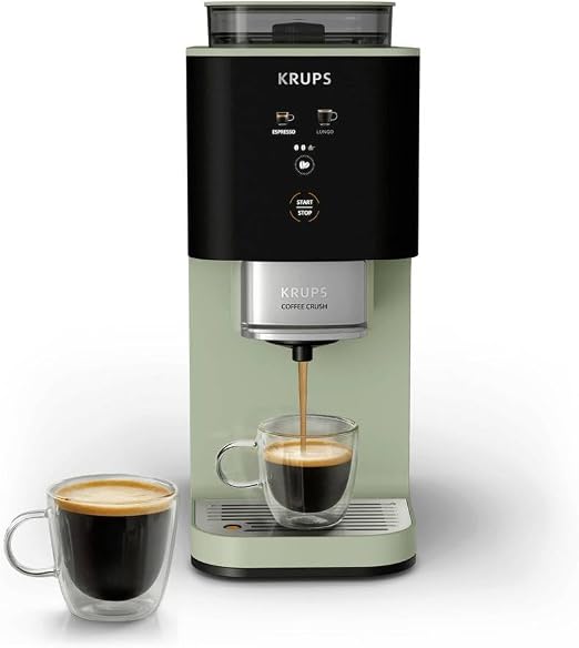Krups SA401LE0 espressomachine met bonen — productaanzicht