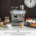 Sage The Barista Pro SES878 espressomachine met bonen — detail 1
