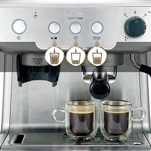 Breville Barista Max VCF126X01 espressomachine met bonen — detail 2