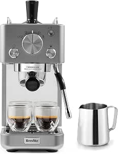Breville Barista Slimline VCF185X piston koffiemachine — productaanzicht