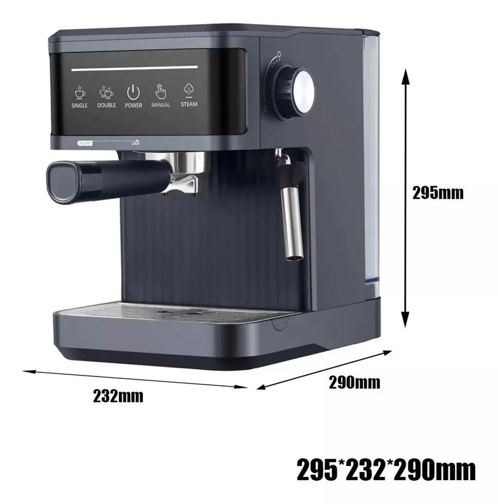 Espressomachine 20 bar met aanraakbediening en 1,8 liter