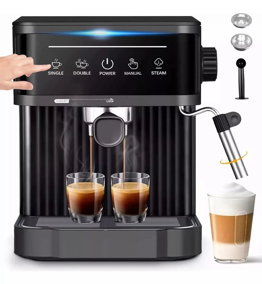 Espressomachine 20 bar met aanraakbediening en 1,8 liter