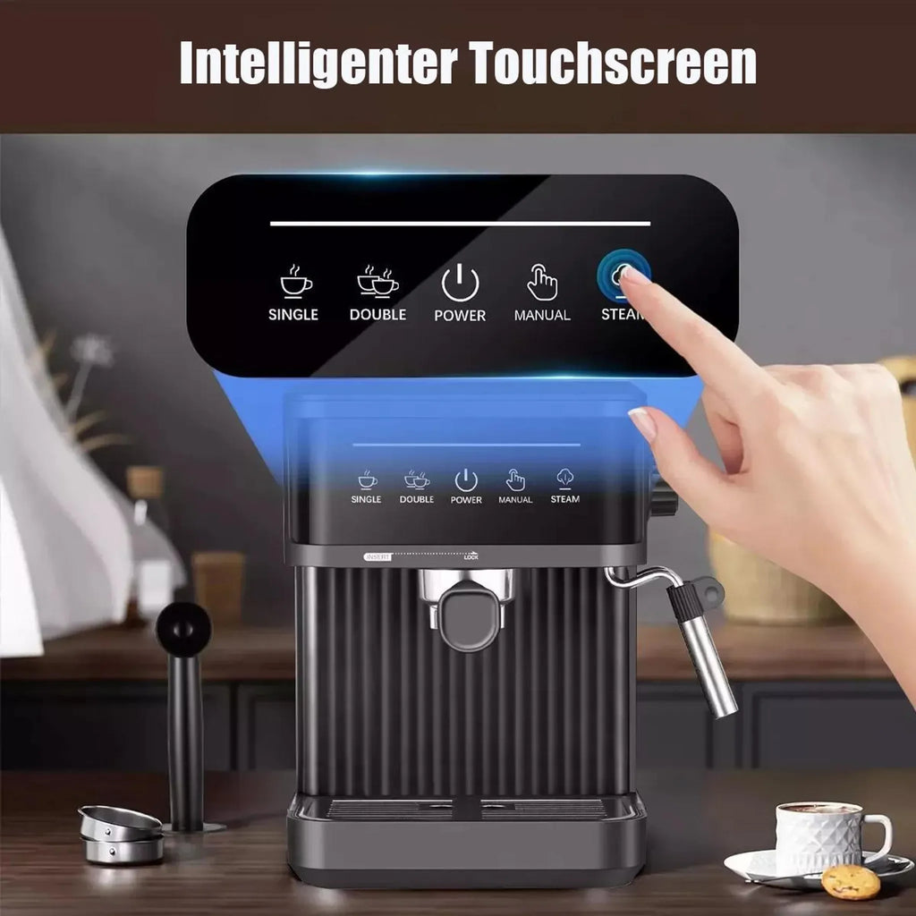 Espressomachine 20 bar met aanraakbediening en 1,8 liter
