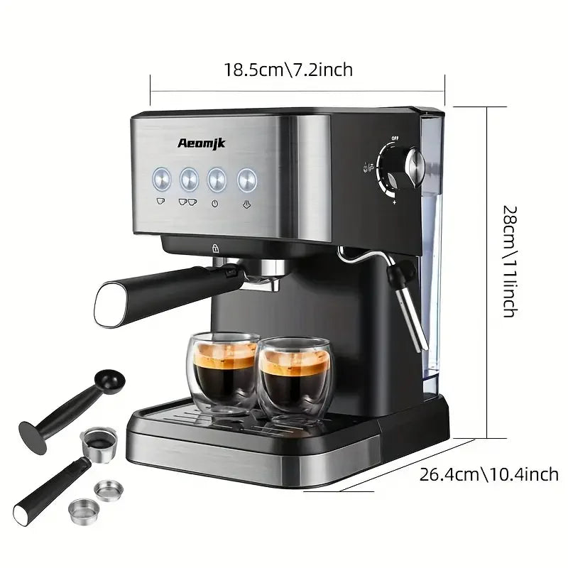 Aeomjk espressomachine met reservoir van 1,5 liter — detail 2