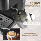 Aeomjk espressomachine met reservoir van 1,5 liter — detail 6