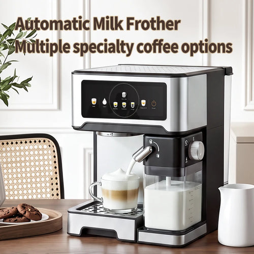 Automatische koffiemachine met 6 dranken en melksysteem — productaanzicht