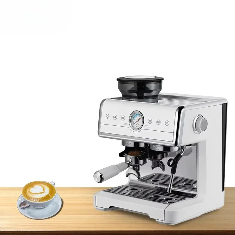 Espressomachine met ingebouwde koffiemolen — detail 4