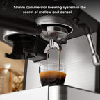 Espressomachine met 30 maalstanden en reservoir van 2,3 liter