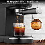 Compacte espressomachine 15 bar 1100 W