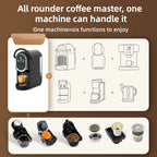 6-in-1 capsulekoffiemachine met 7 waterstanden — detail 2