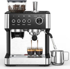 Espressomachine met 30 maalstanden en reservoir van 2,3 liter
