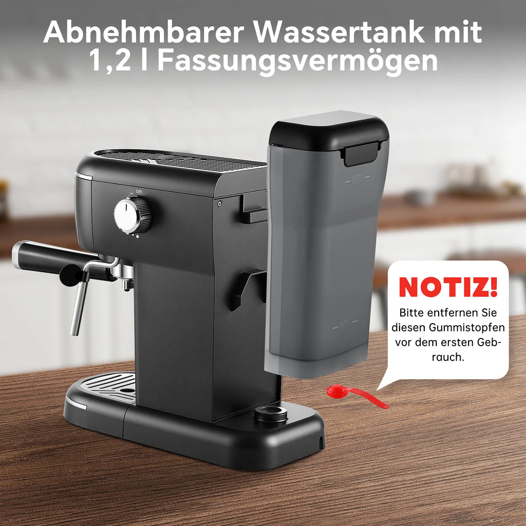 Compacte espressomachine 15 bar 1100 W