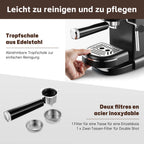 Compacte espressomachine 15 bar 1100 W
