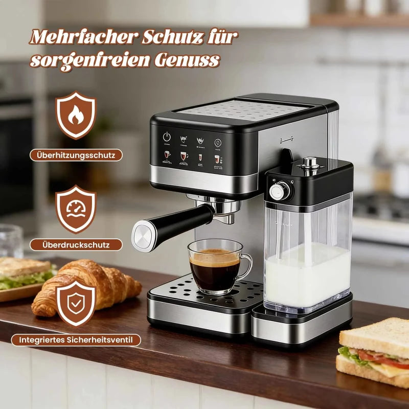 Espressomachine 20 bar met NTC-temperatuurregeling — detail 5