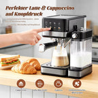 Espressomachine 20 bar met NTC-temperatuurregeling — productaanzicht