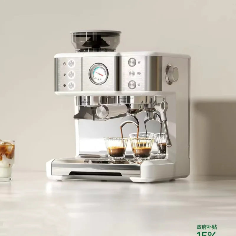 Espressomachine met koffiemolen en 58 mm filterhouder — detail 5